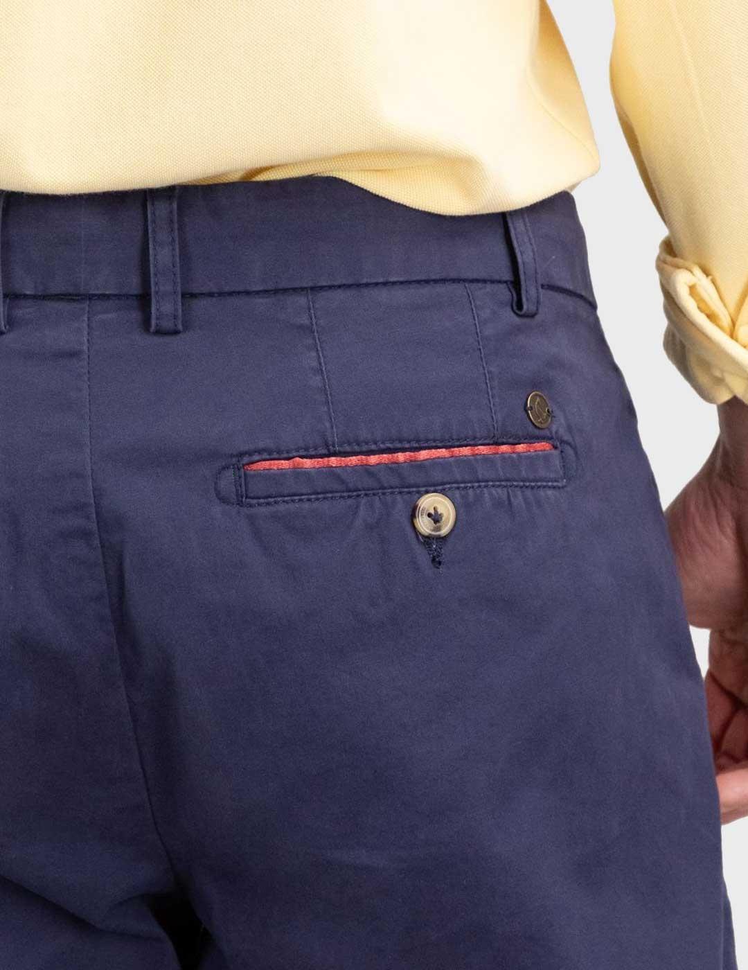 El Ganso pantalón chino azul marino  para hombre