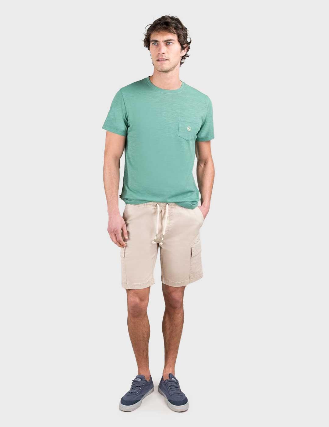 El Ganso bermuda beige cargo para hombre