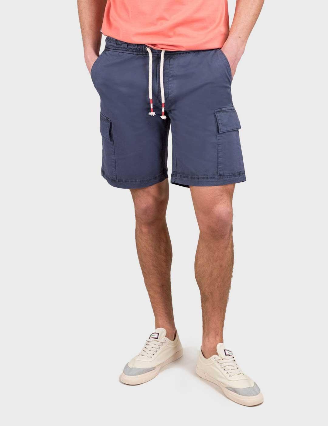 El Ganso bermuda azul marino cargo para hombre
