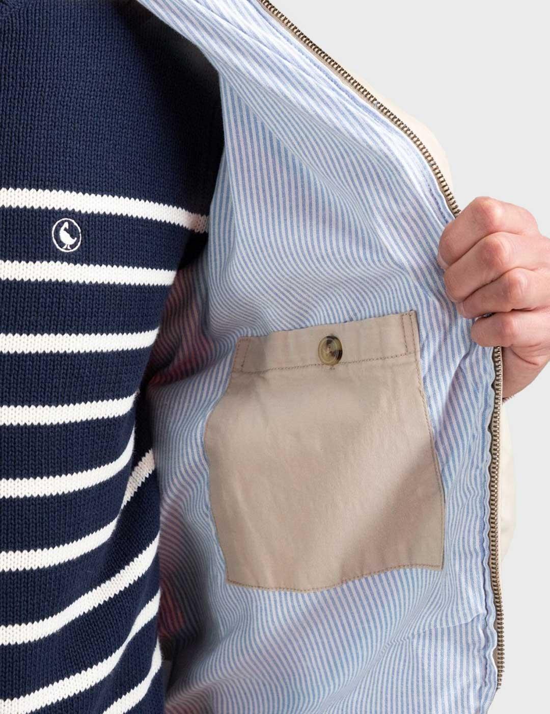 El Ganso Harrintong chaqueta beige para hombre