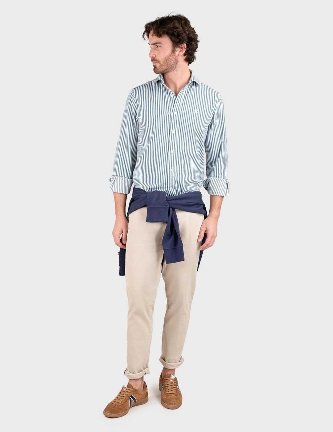 El Ganso Denim Kodak camisa azul para hombre