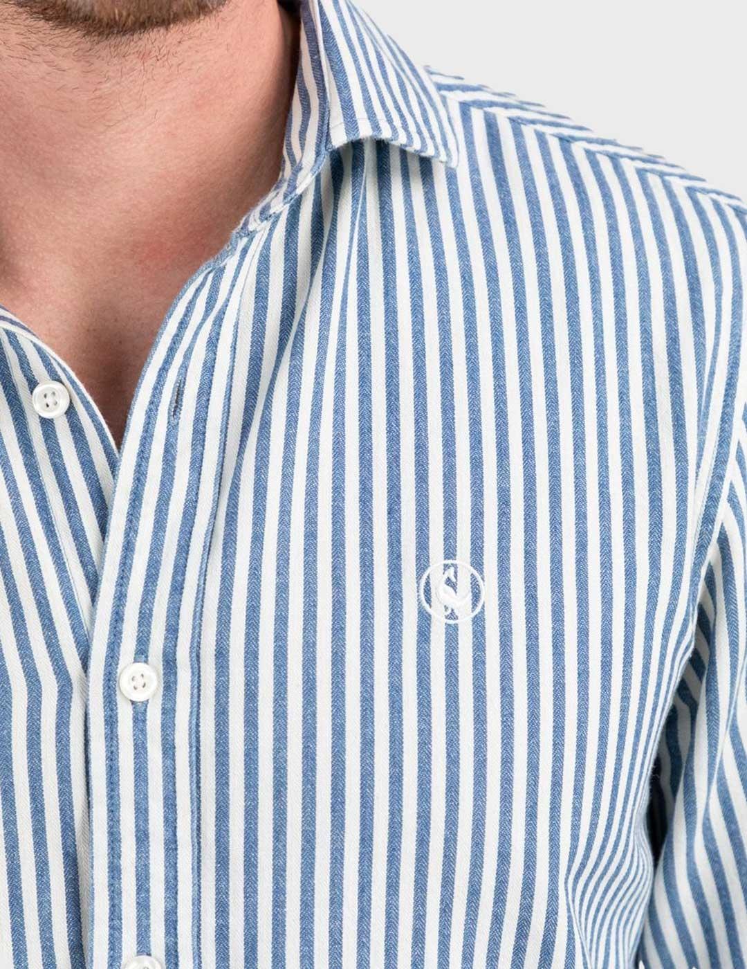 El Ganso Denim Kodak camisa azul para hombre