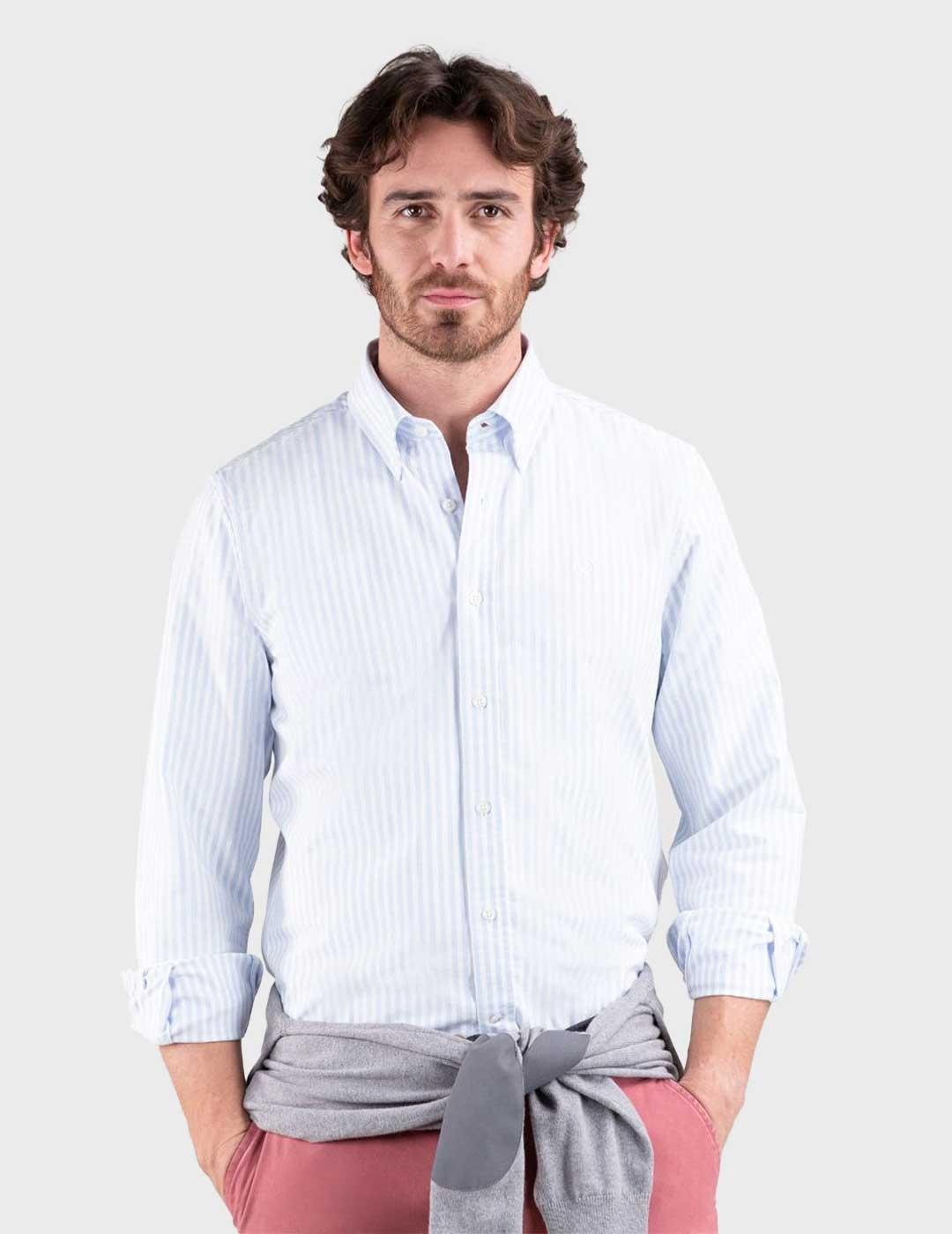 El Ganso Oxford Kodak camisa rosa para hombre