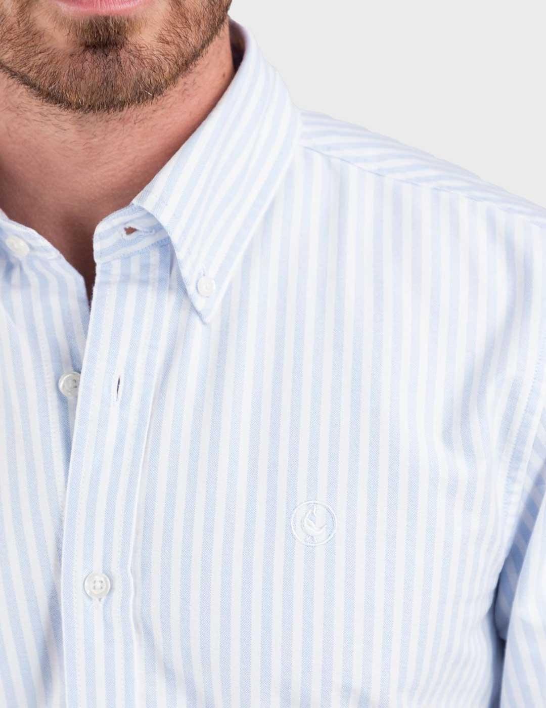 El Ganso Oxford Kodak camisa azul para hombre