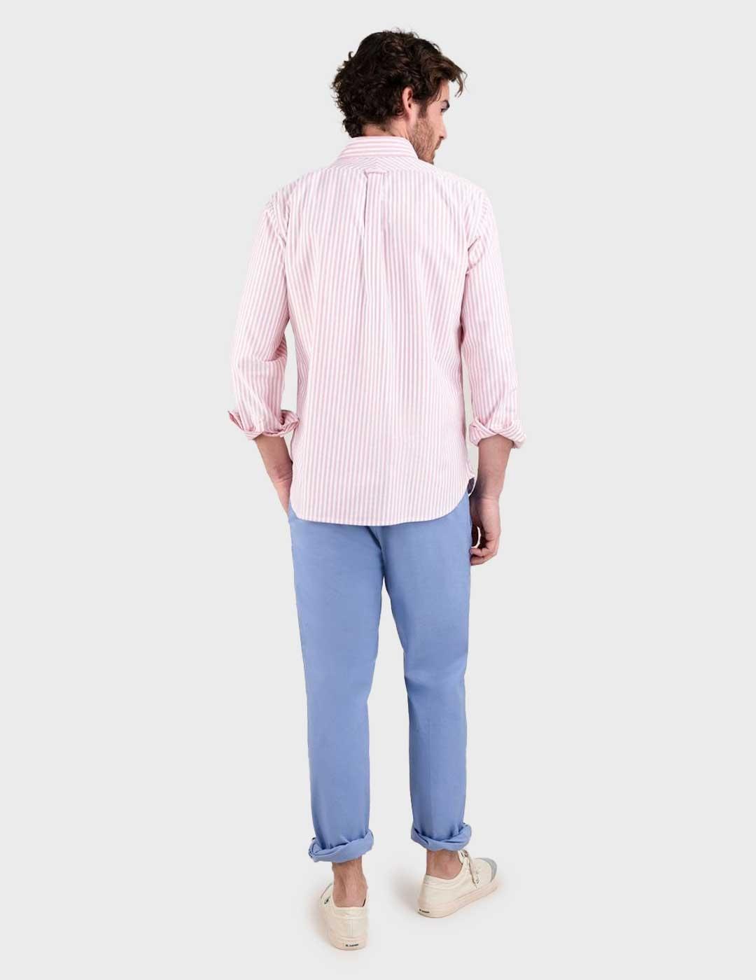 El Ganso Oxford Kodak camisa rosa para hombre