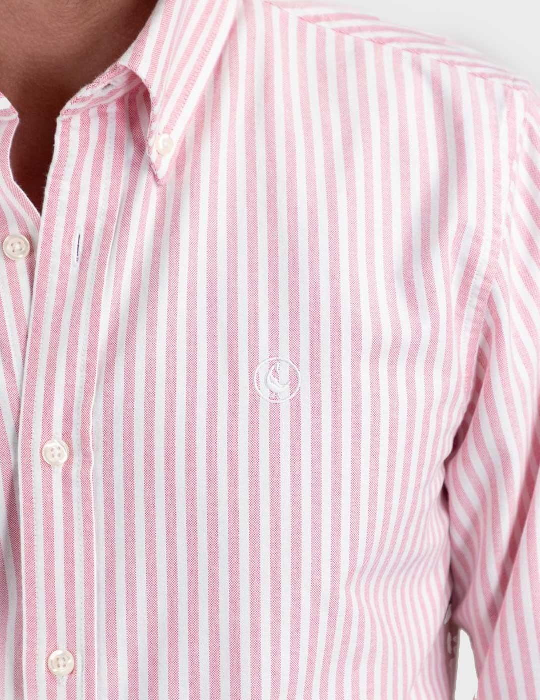 El Ganso Oxford Kodak camisa rosa para hombre