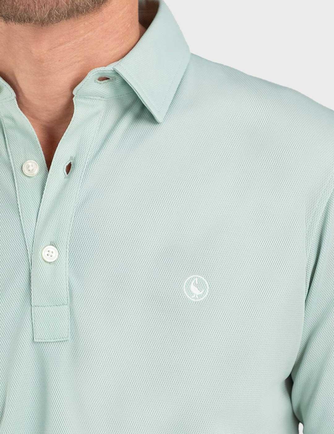 El Ganso Sepiia polo verde para hombre