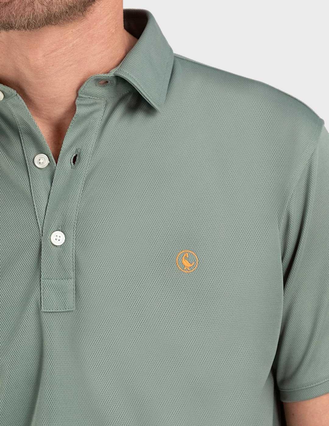 El Ganso Sepiia polo verde para hombre