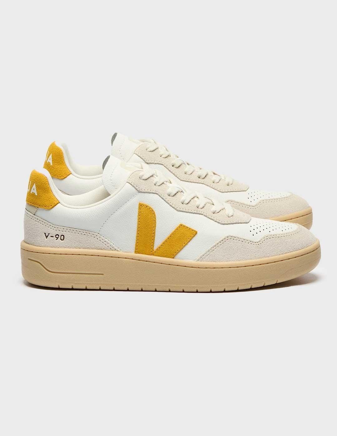 Veja V-90 zapatilla blanca para mujer