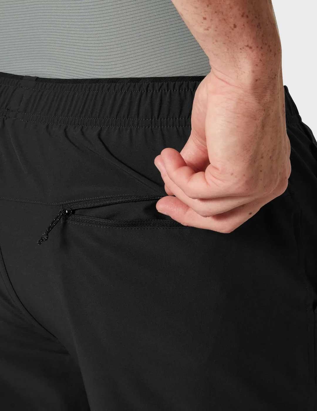 Helly Hansen Rapide 7 pantalón negro corto para hombre