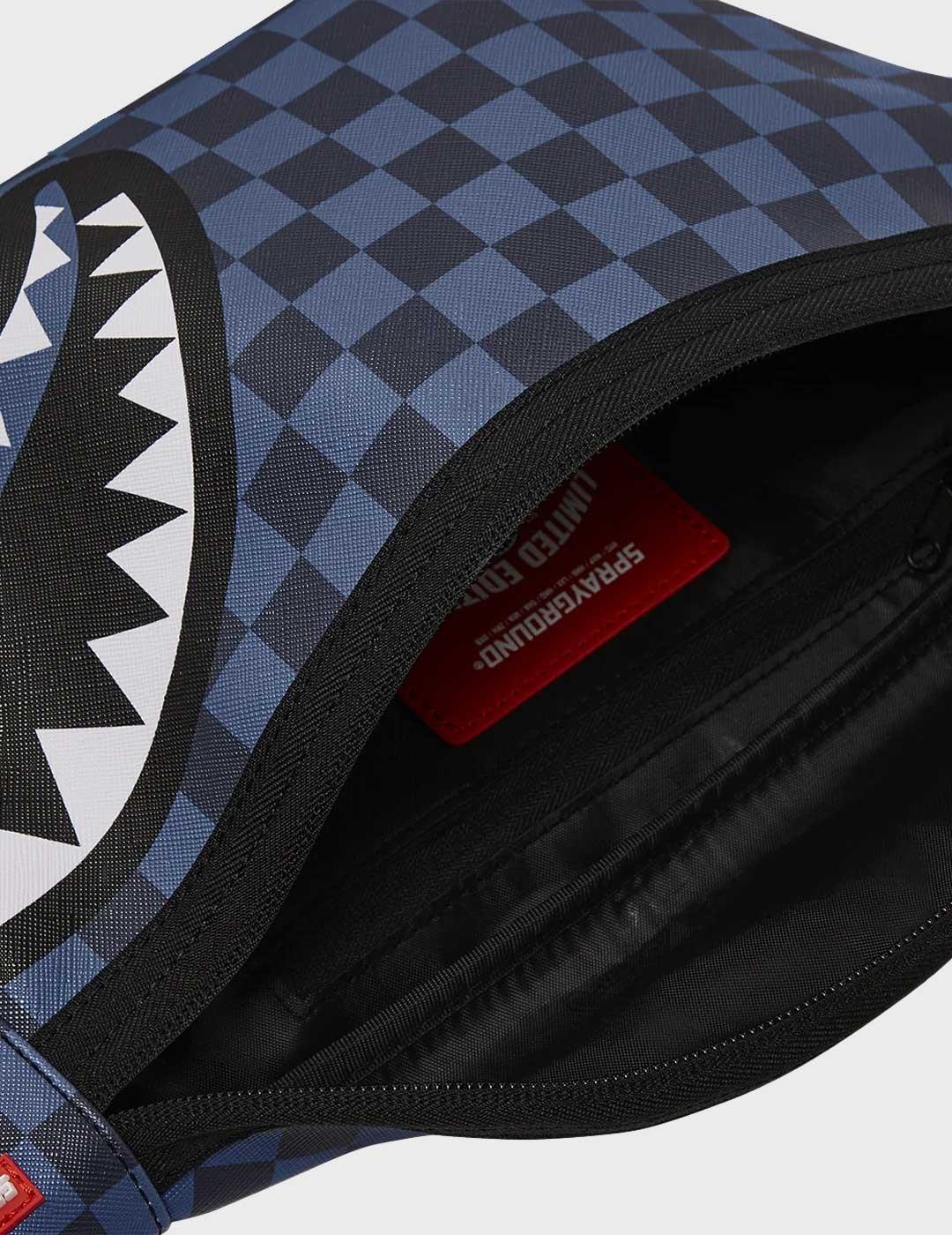 Sprayground Mignight Sip riñonera azul para hombre y mujer
