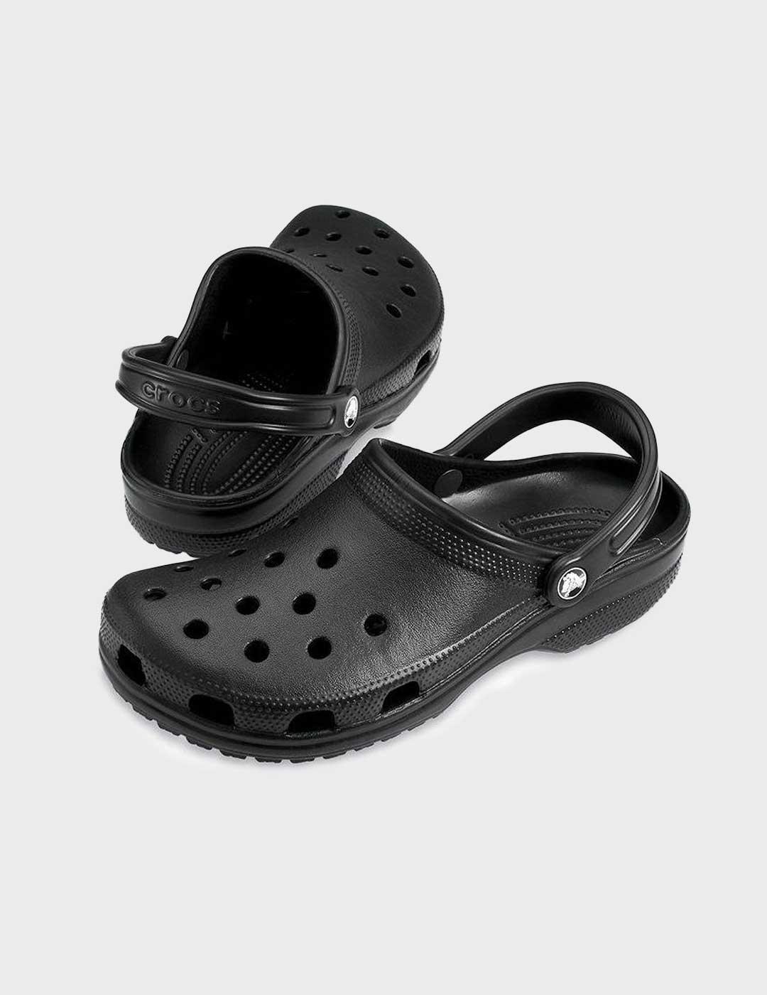 Crocs Classic U zuecos negros para hombre y mujer