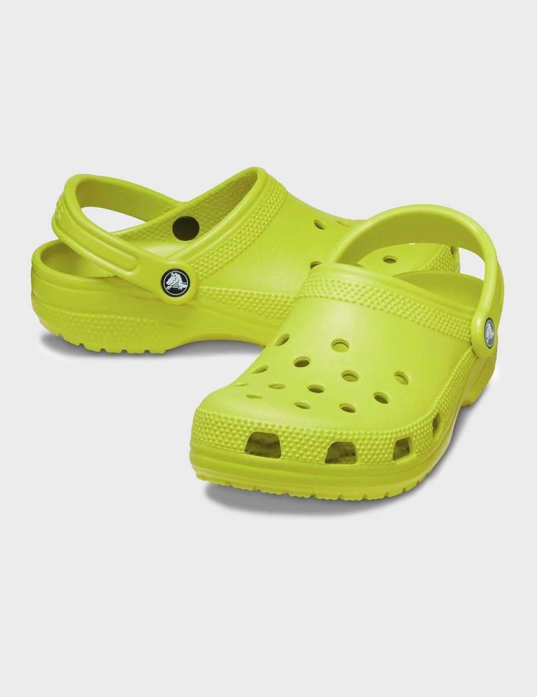 Crocs Classic U zuecos verdes para hombre y mujer