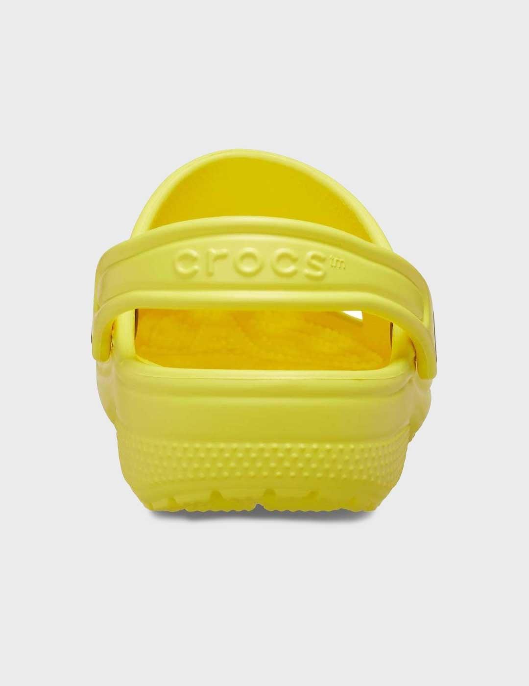 Crocs Classic Clog K zuecos amarillos para niño y mujer