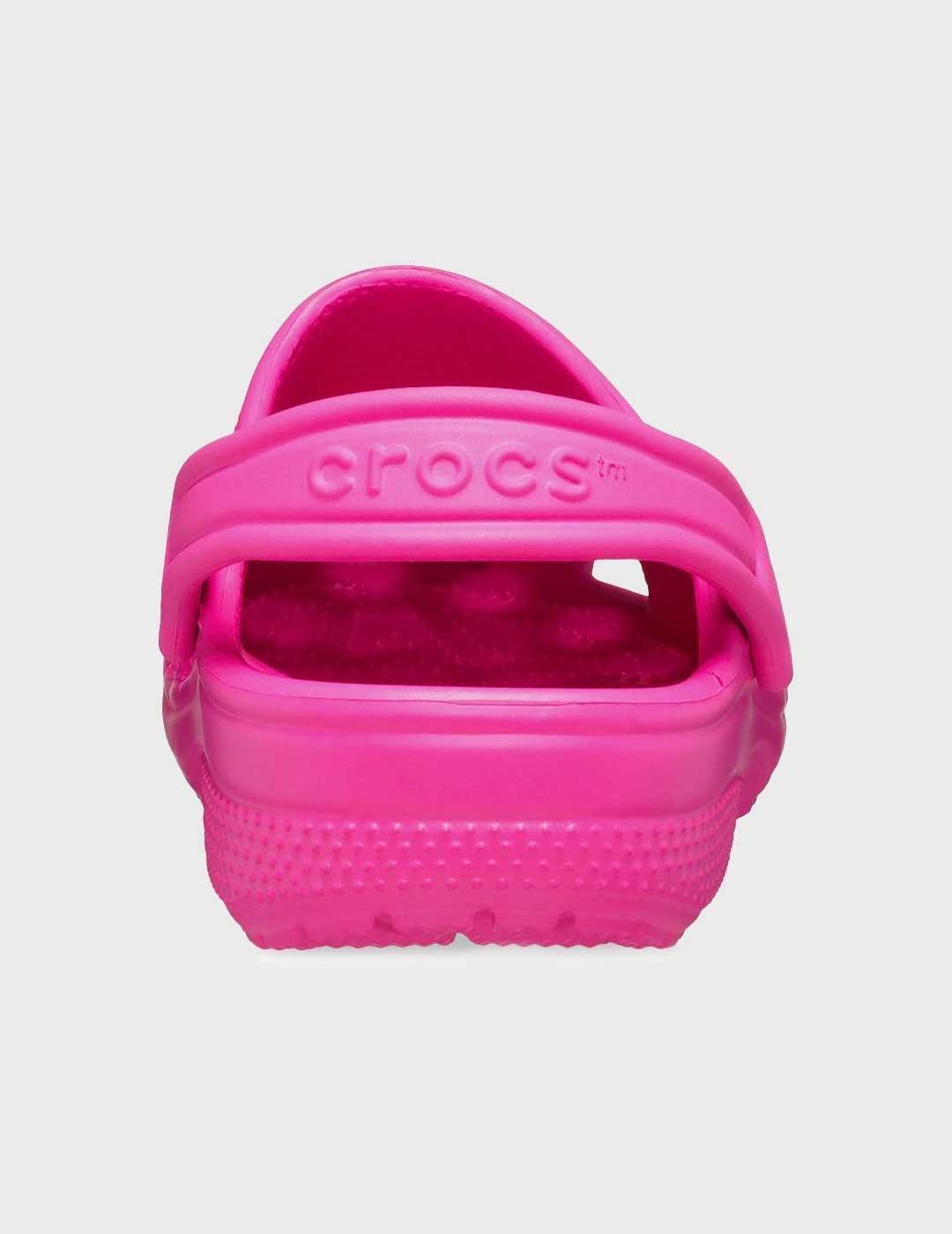 Crocs Classic Clog T zuecos rosas para niño y niña