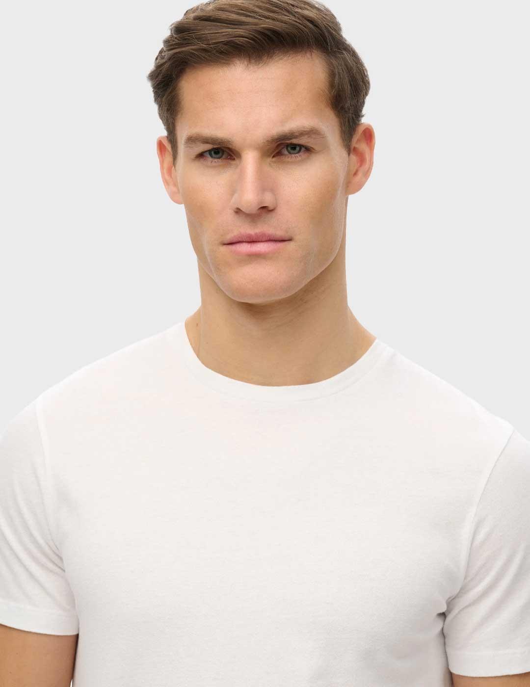 Superdry Classic Essential camiseta blanca para hombre