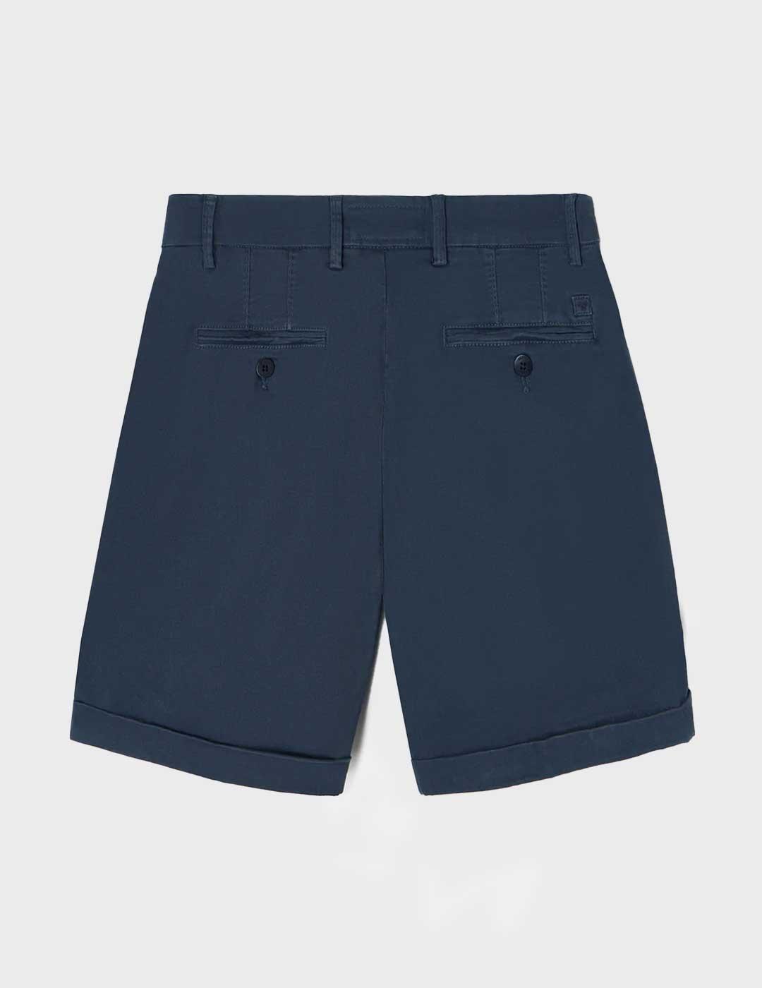 Silbon bermuda azul marino para hombre