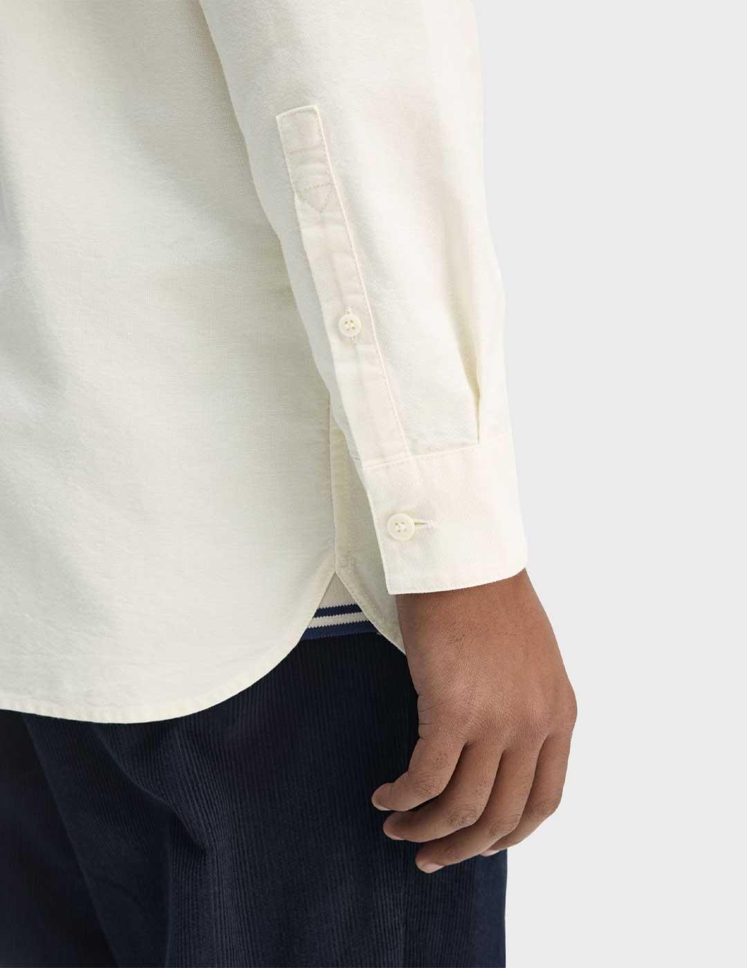 Fred Perry Oxford camisa beige para hombre