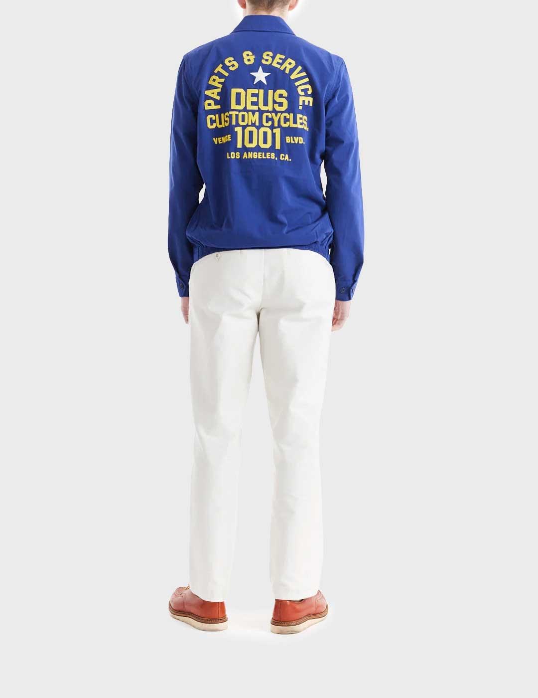 Deus Teller Drizzler chaqueta azul para hombre