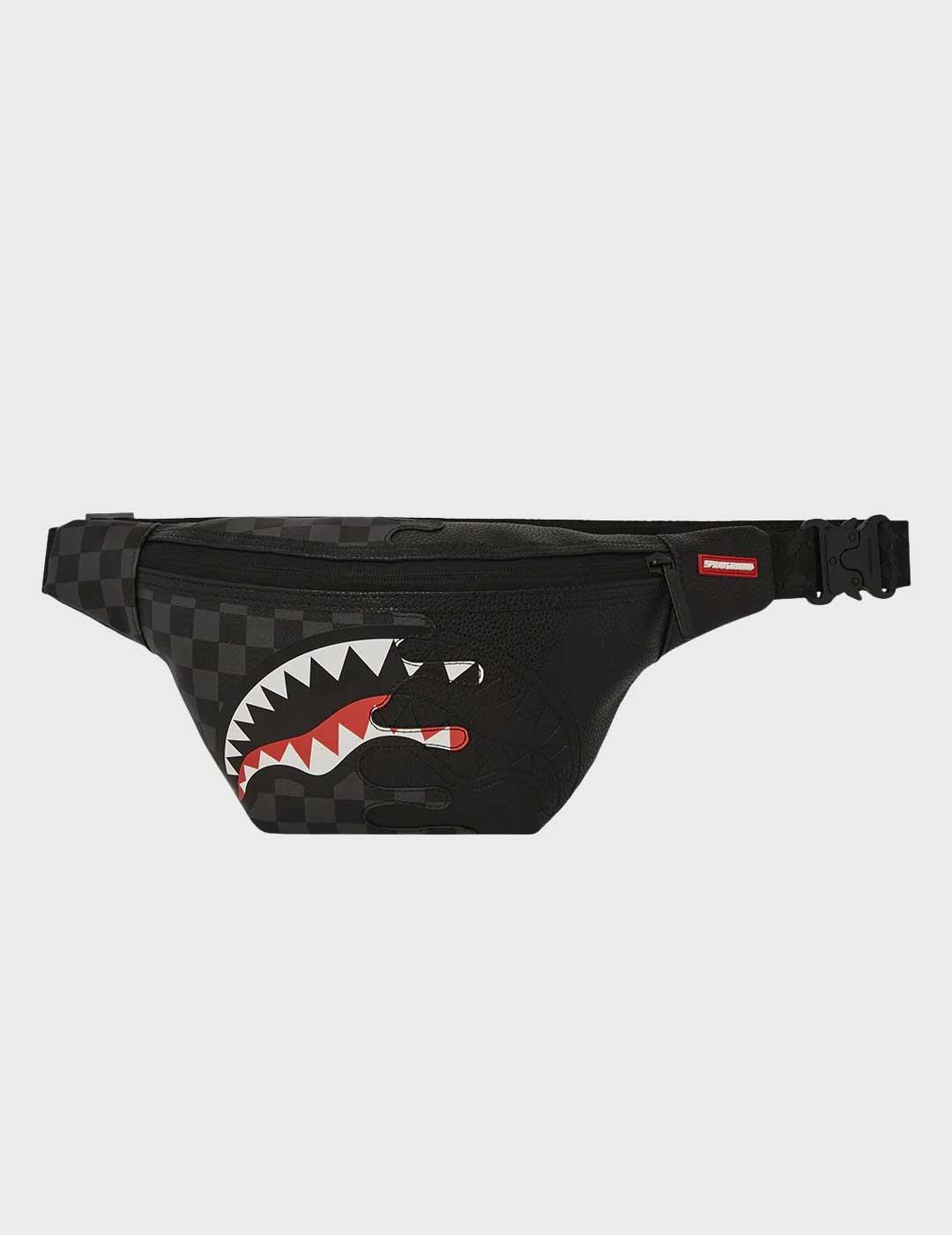 Sprayground Unfinished Shark riñonera negra hombre y mujer