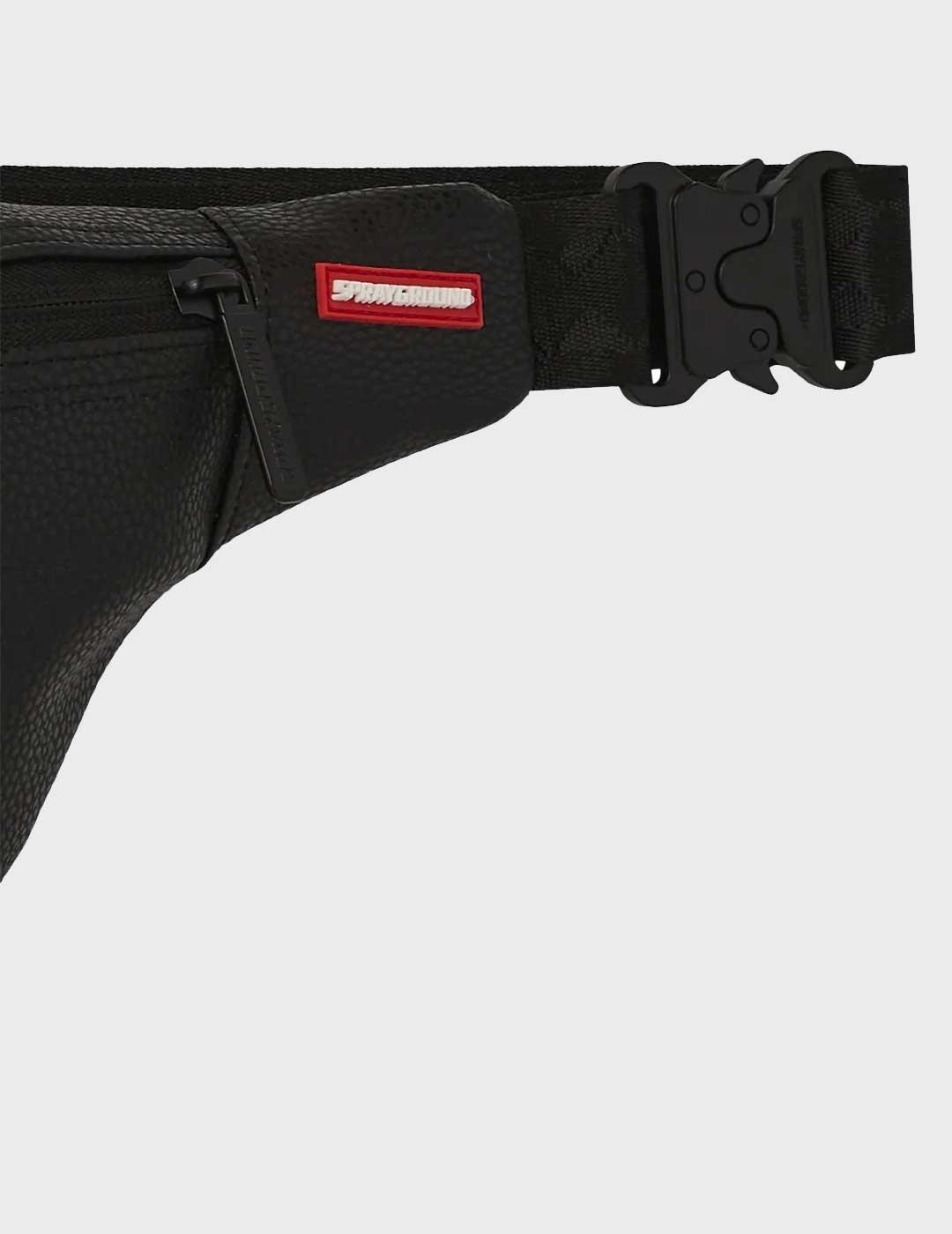 Sprayground Unfinished Shark riñonera negra hombre y mujer