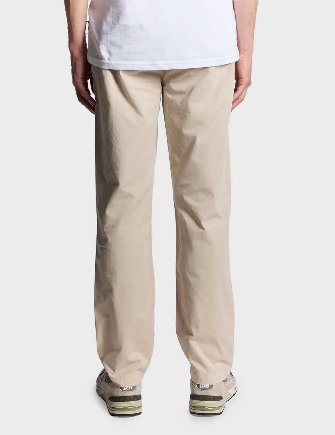 Lyle & Scott pantalón beige para hombre