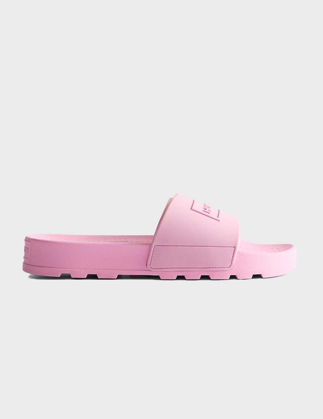 Hunter Core Emossed Silicone sandalia blanca para mujer