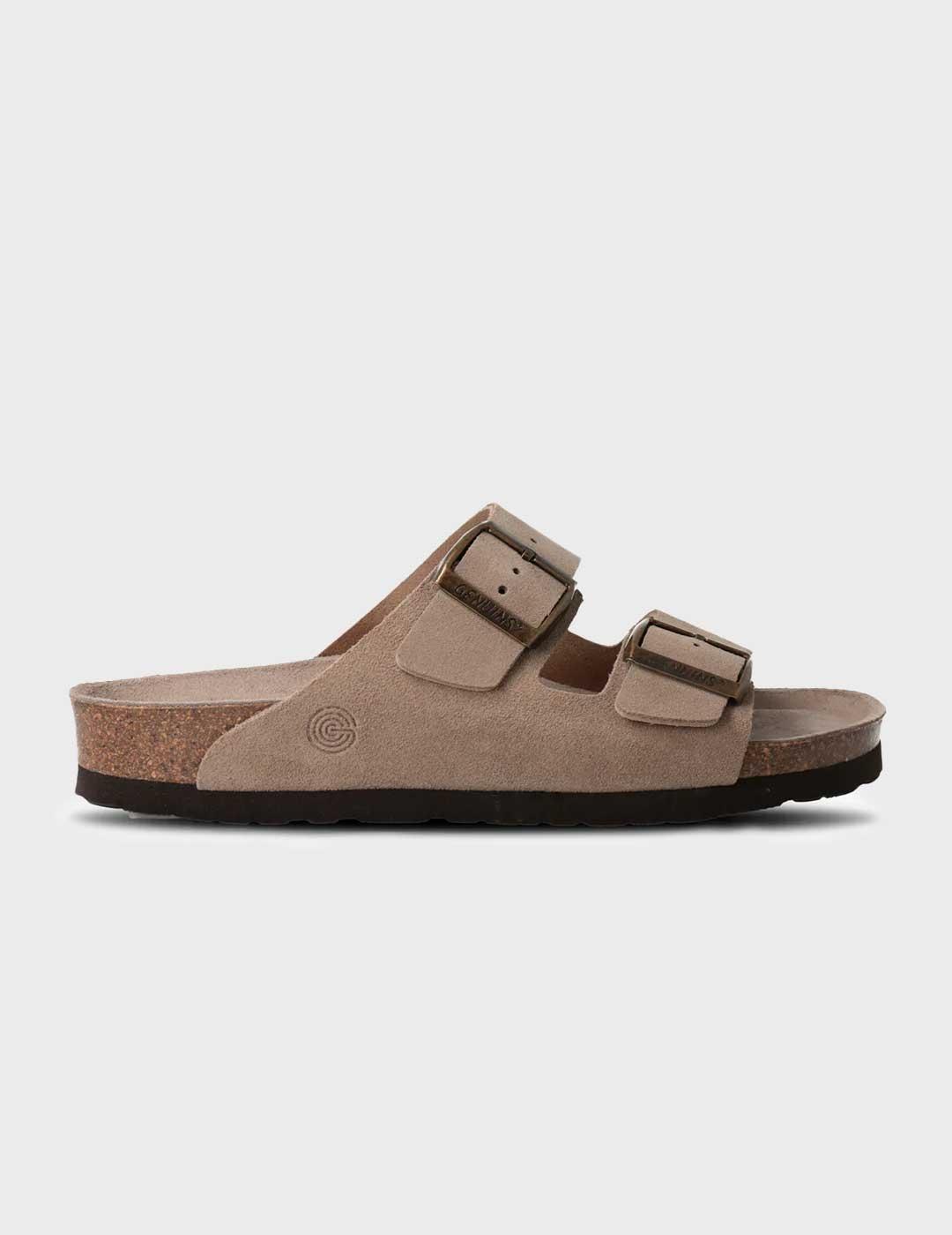 Genuins Hawaii Velour sandalias beige para hombre