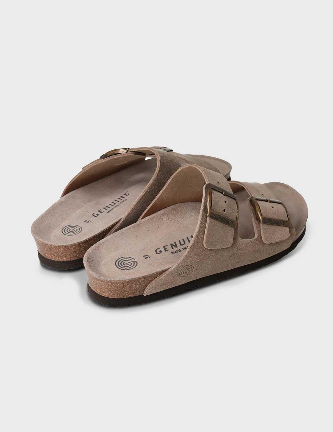Genuins Hawaii Velour sandalias beige para hombre