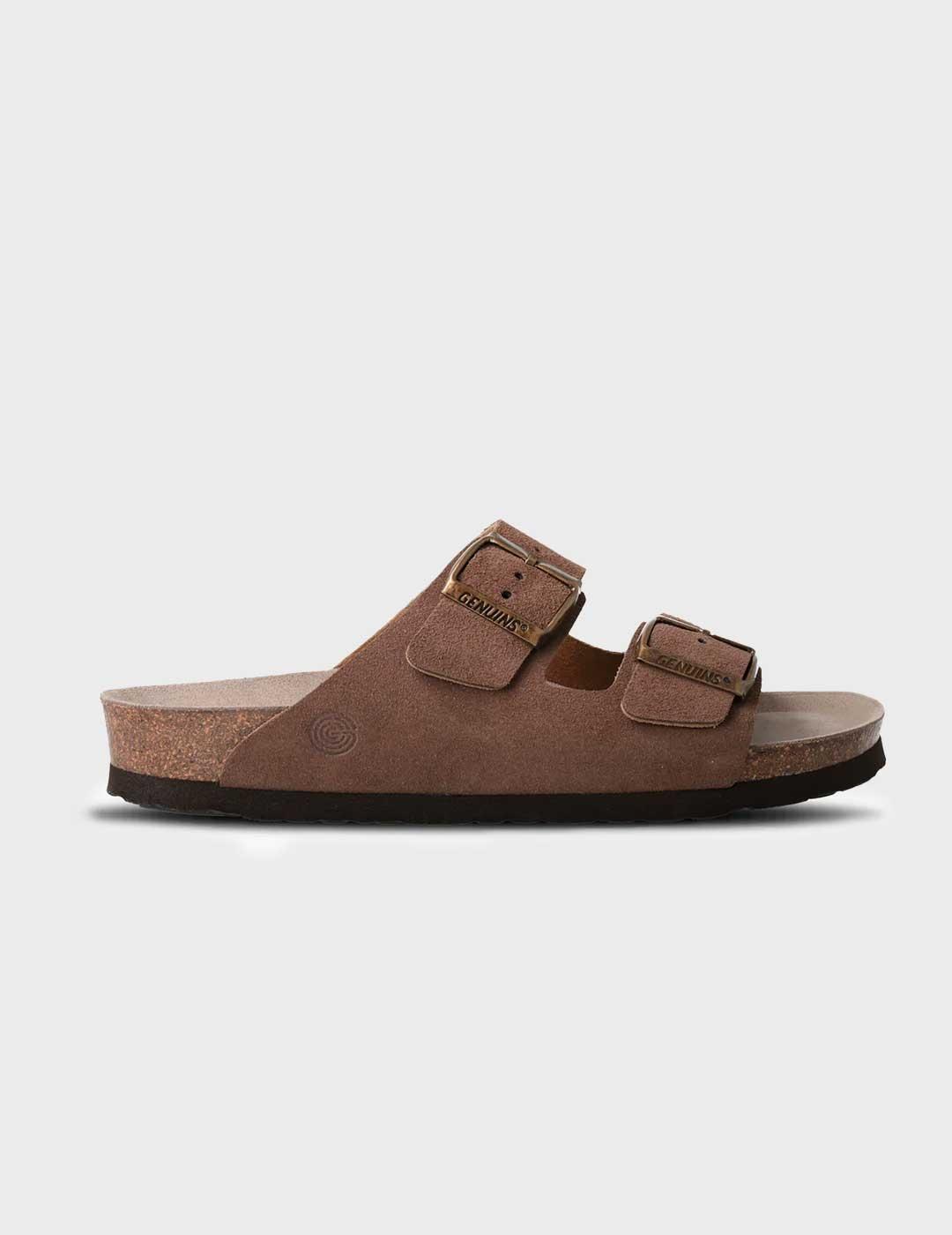 Genuins Hawaii Velour sandalia marrón para hombre