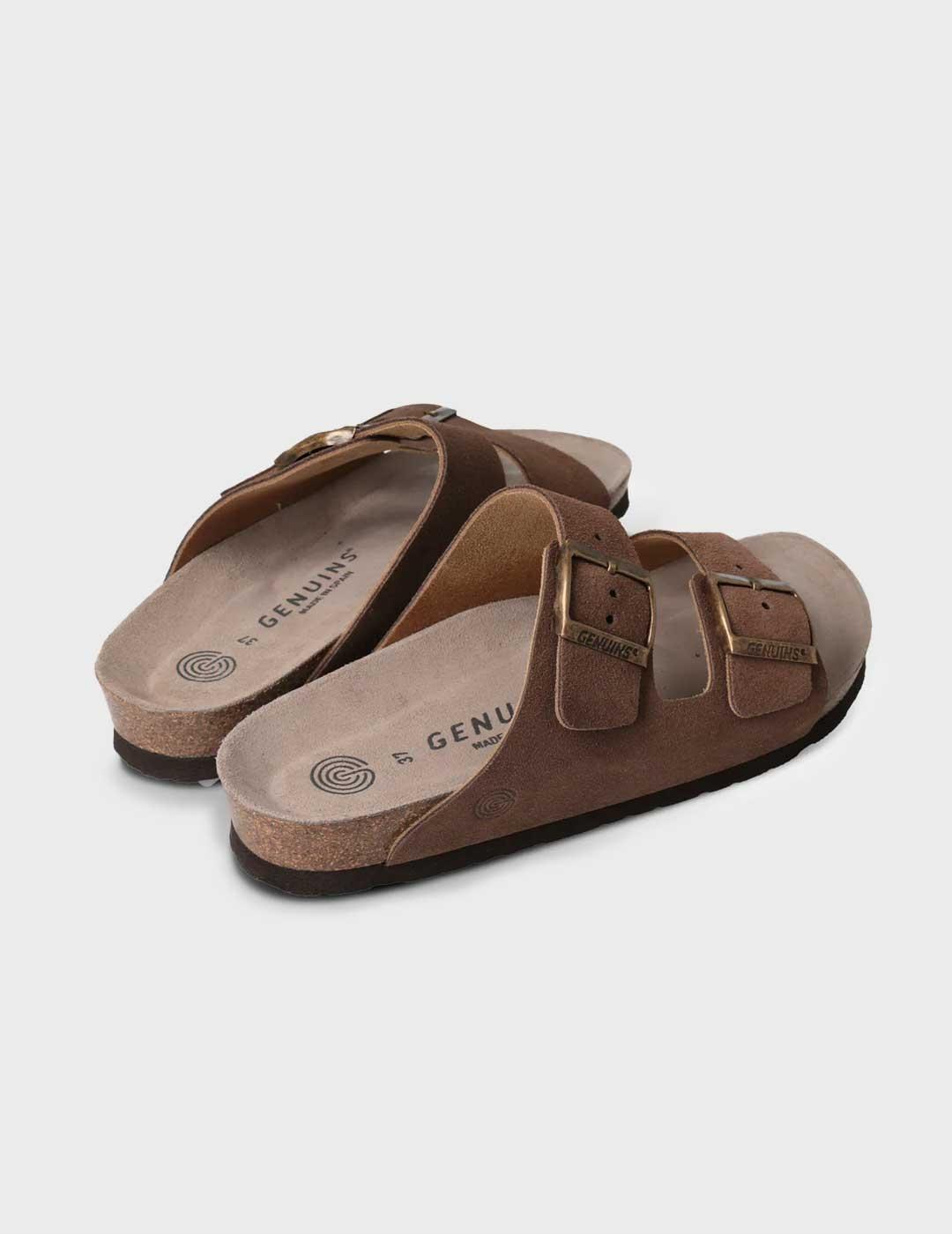 Genuins Hawaii Velour sandalia marrón para hombre