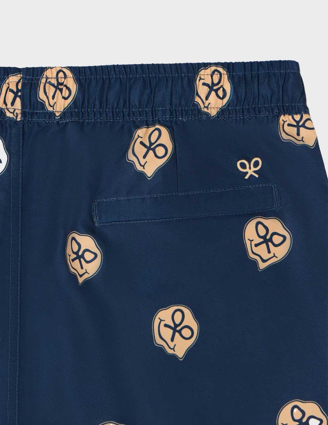 Silbon Acid bañador azul marino para hombre