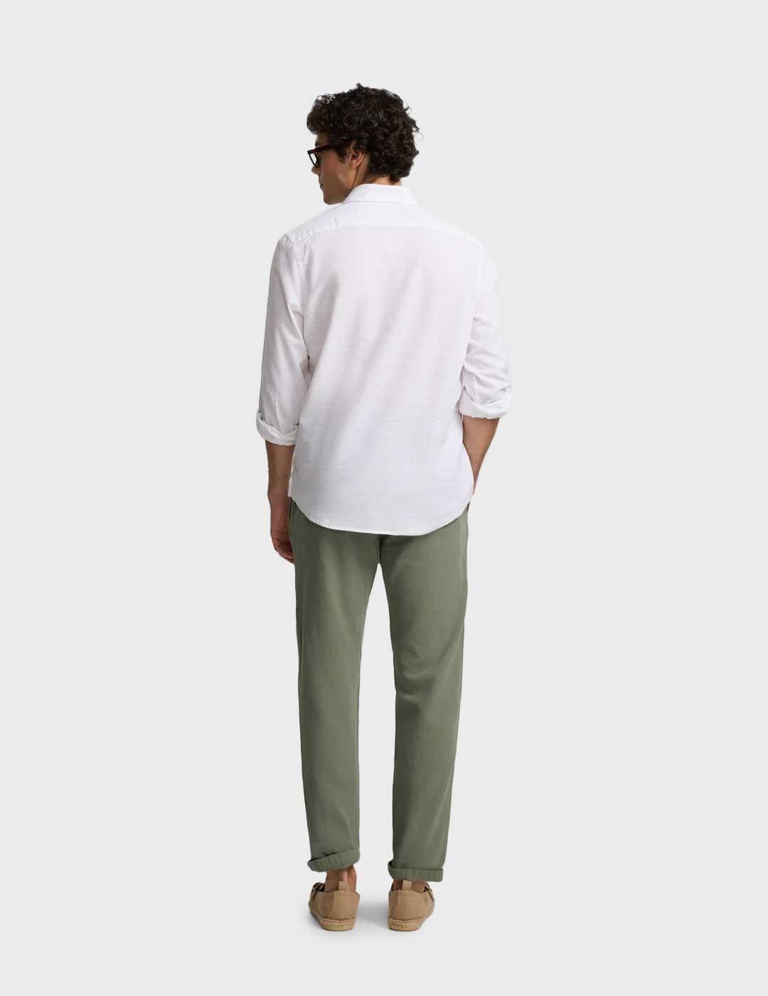 Silbon Sport Chino pantalón verde para hombre