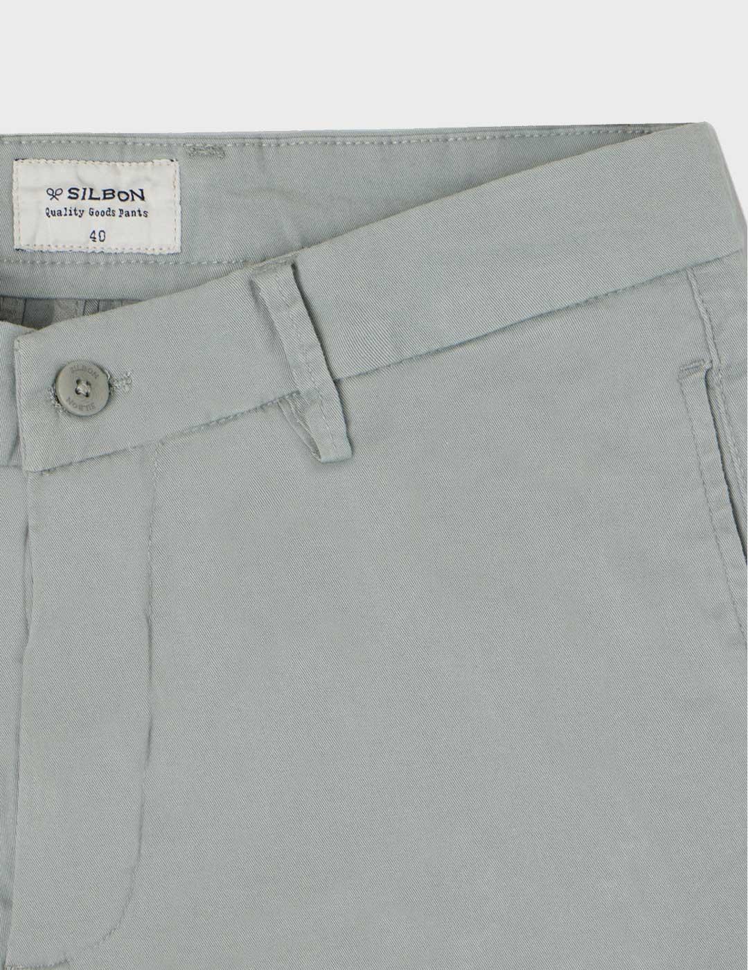 Silbon Clasica bermuda verde para hombre