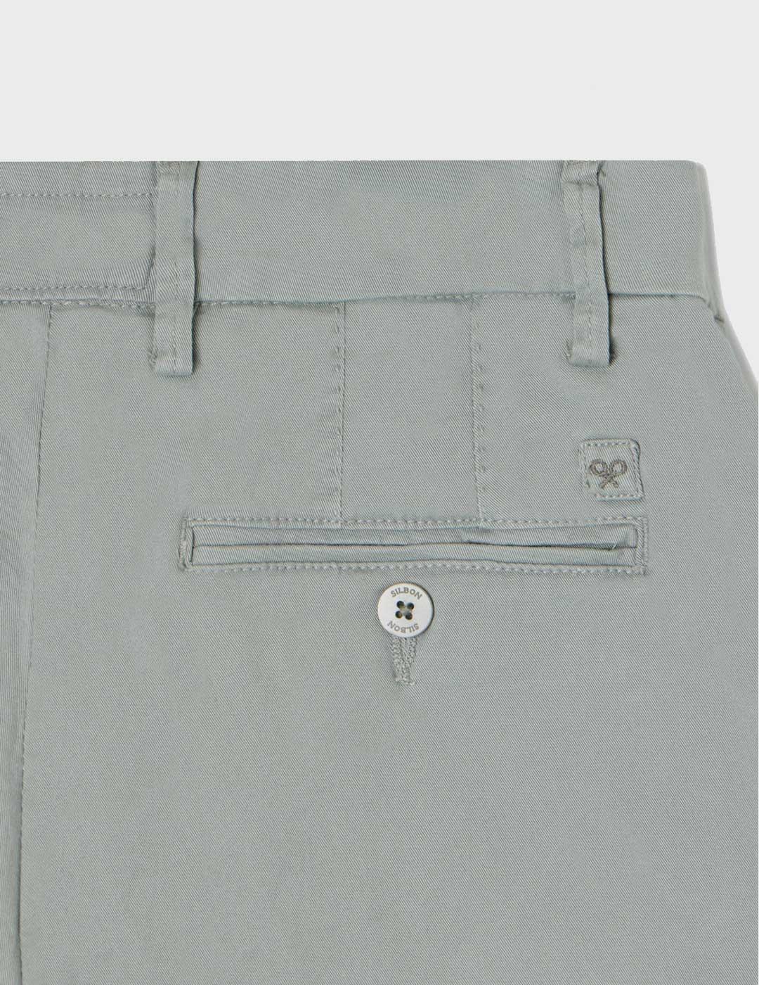 Silbon Clasica bermuda verde para hombre