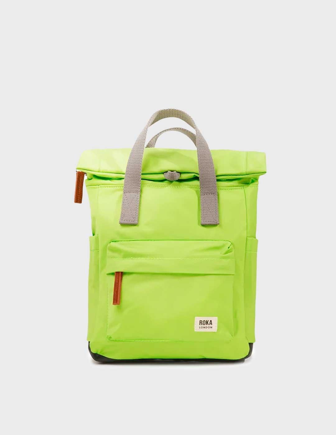Roka Canfield mochila verde lima para hombre y mujer