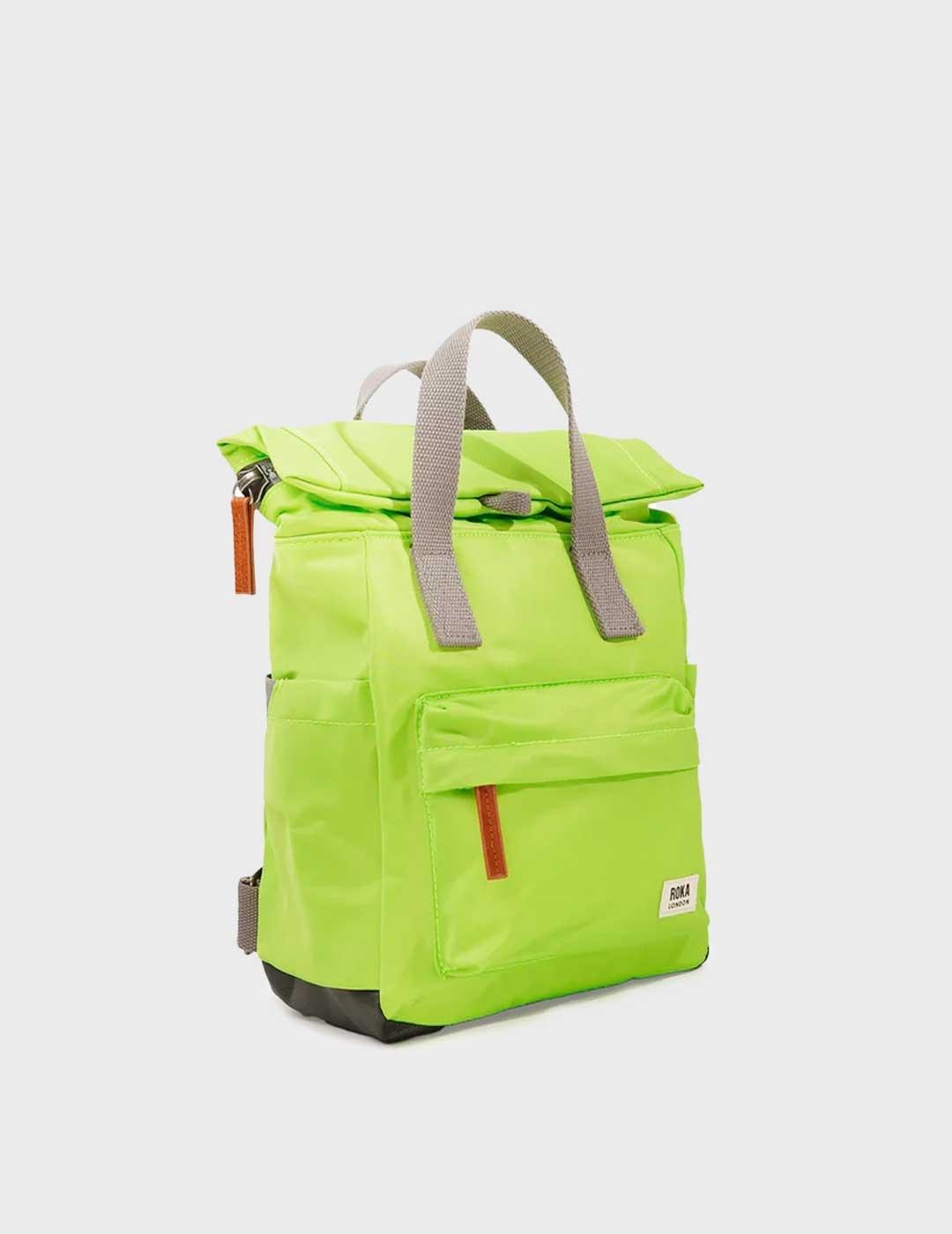 Roka Canfield mochila verde lima para hombre y mujer
