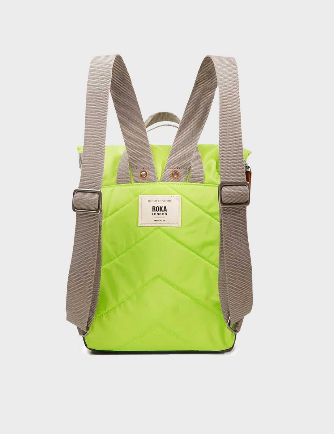 Roka Canfield mochila verde lima para hombre y mujer