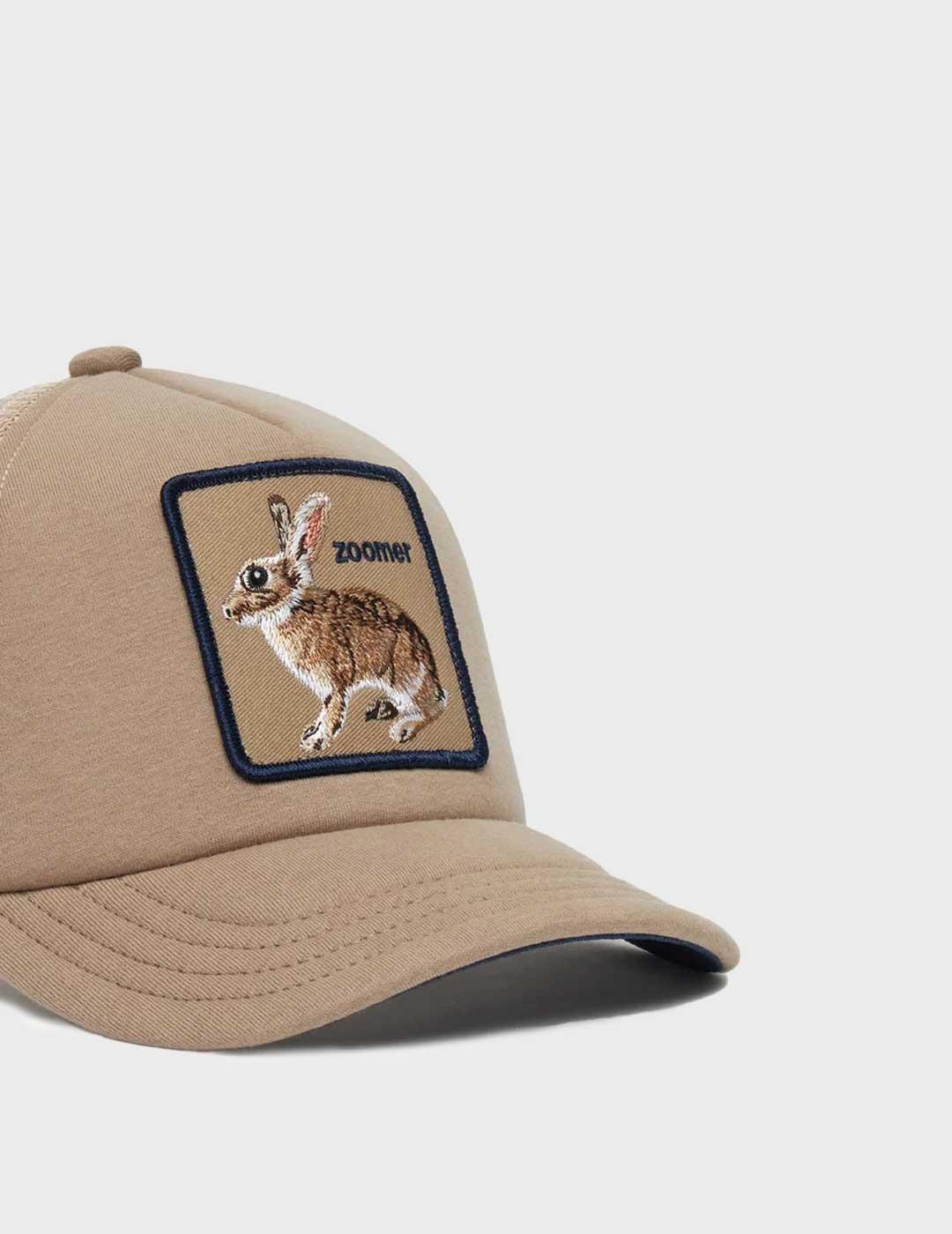 Goorin Ok Zoomer gorra beige para niño y niña