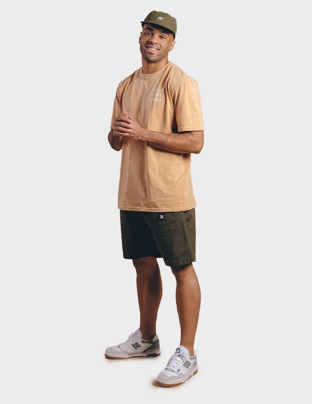 Trendsplant Ecodye pantalón corto verde para hombre