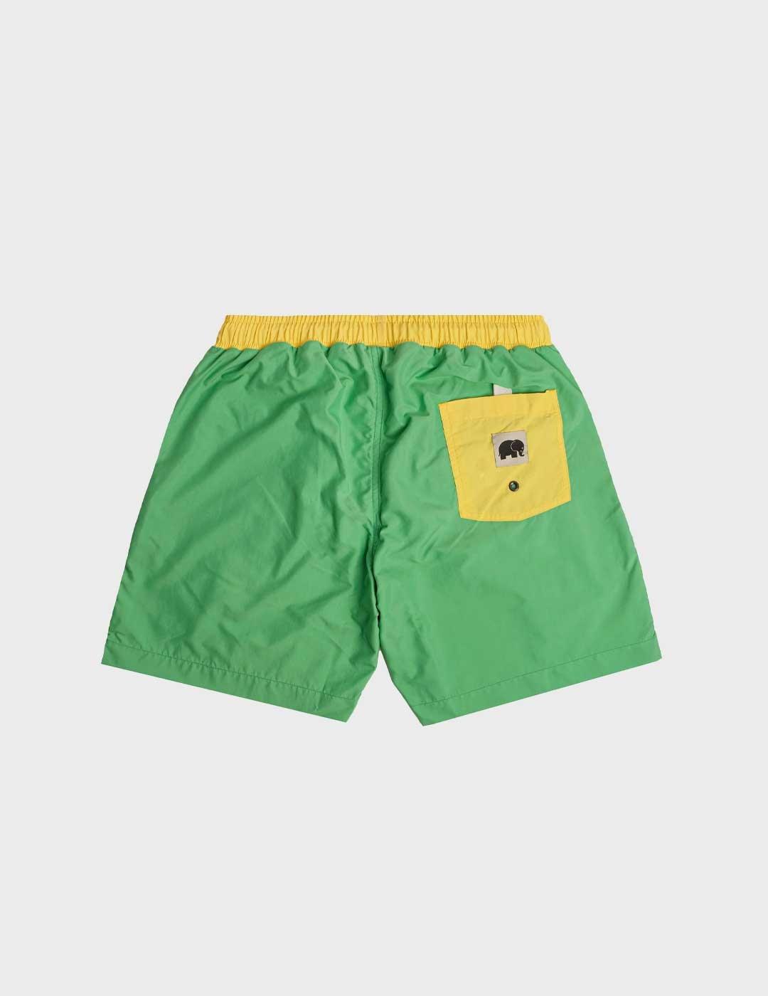 Trendsplant Color Block Q-Nova bañador verde para hombre