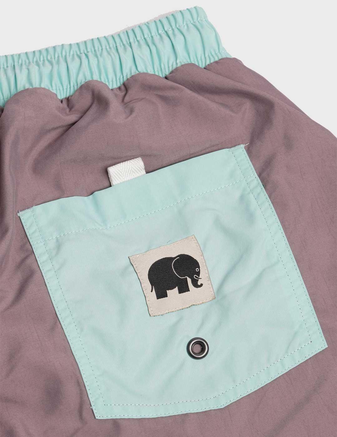 Trendsplant Color Block Q-Nova bañador morado para hombre