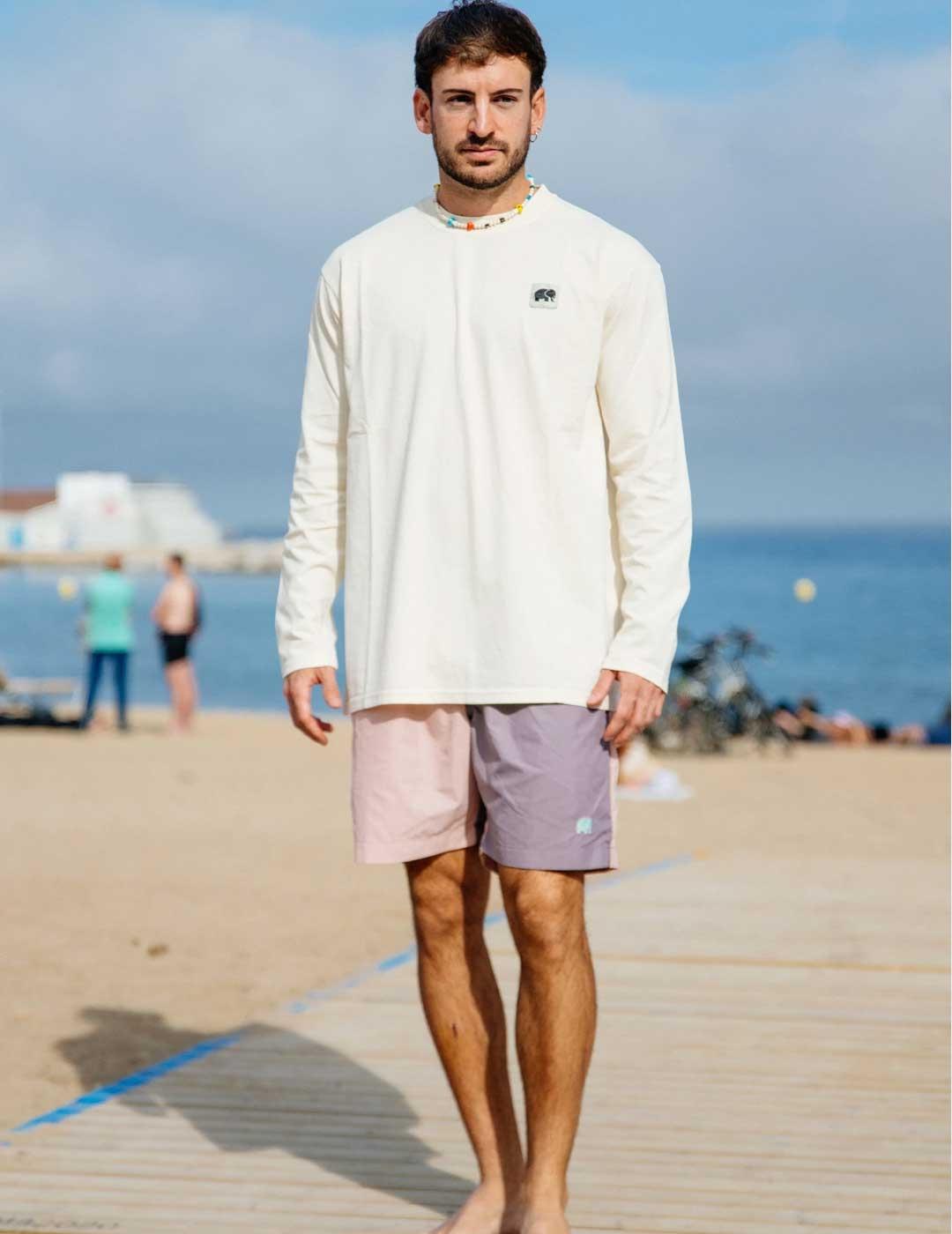 Trendsplant Color Block Q-Nova bañador morado para hombre