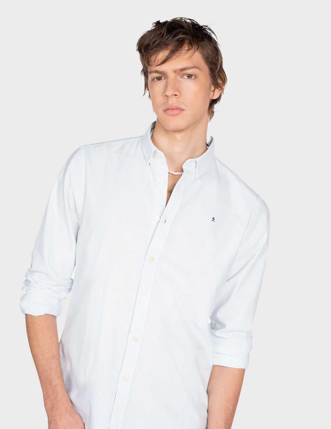 Harper & Neyer Mediterraneo camisa azul para hombre