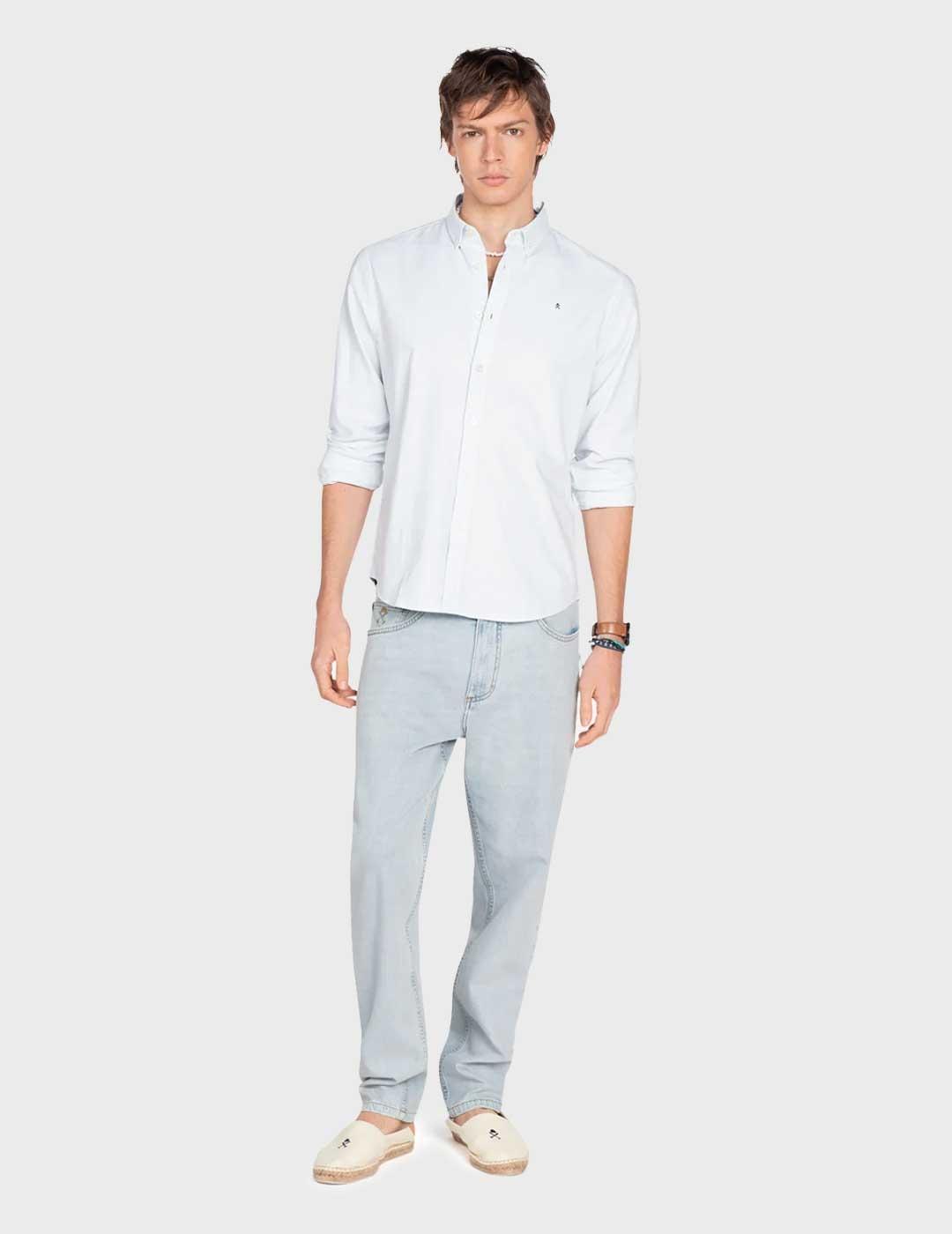 Harper & Neyer Mediterraneo camisa azul para hombre