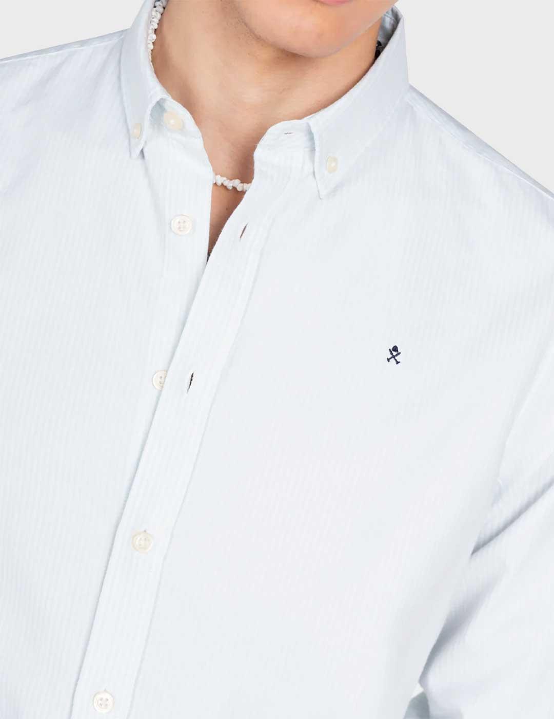 Harper & Neyer Mediterraneo camisa azul para hombre