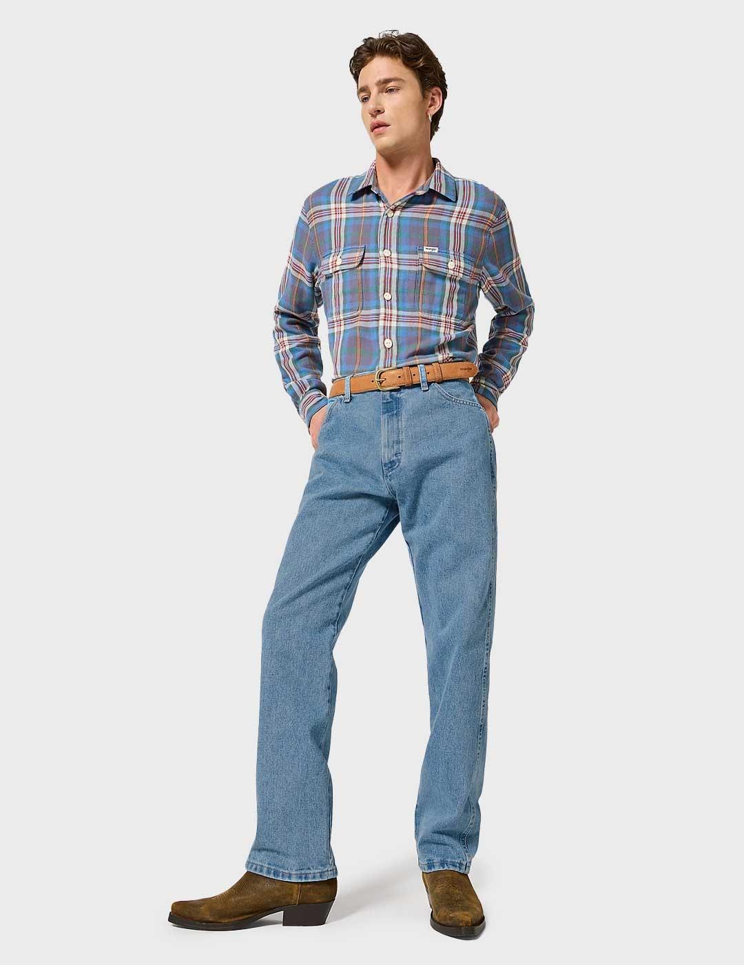Wrangler 13Mwz pantalón azul para hombre