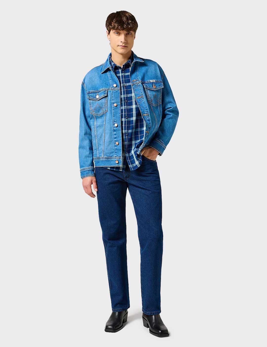 Wrangler 13Mwz pantalón azul para hombre