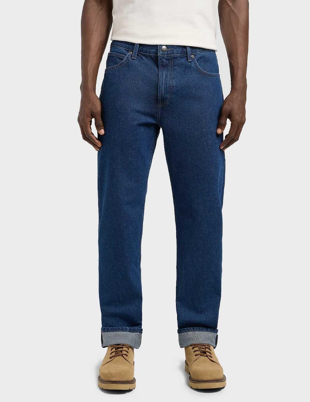 Lee West pantalón azul para hombre