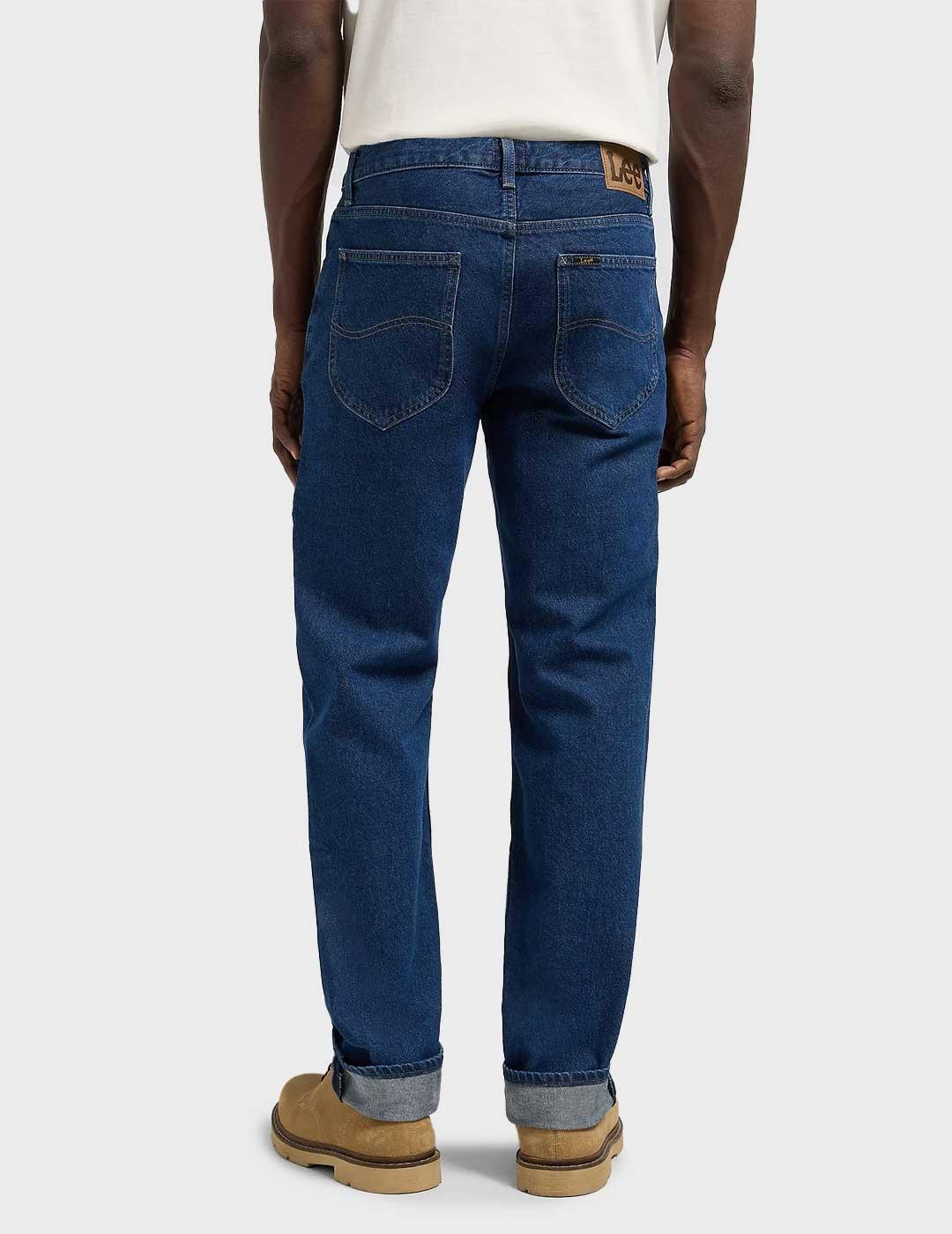 Lee West pantalón azul para hombre